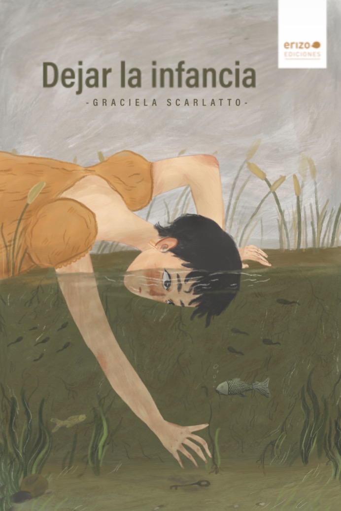 Tapa de Dejar la infancia, cuentos de Graciela Scarlatto
